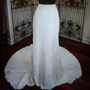 MARTINA LIANA sania skirt nat sz 10 wedding gown